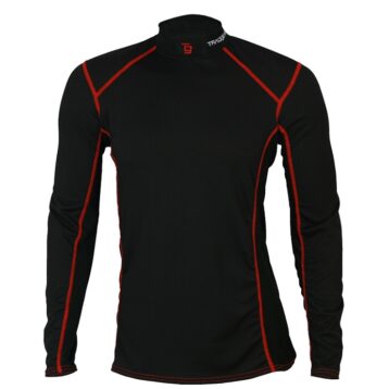 RacePro  EuroFit  Fire Retardant Long Sleeve Top (SFI 3.3) Black/Red - MSRP $149
